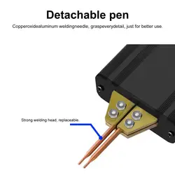 Мини-сварочный инструмент для точечной сварки, Портативный Регулируемый ручной аппарат для точечной сварки с высокоэффективными шестернями для профессиональной сборки