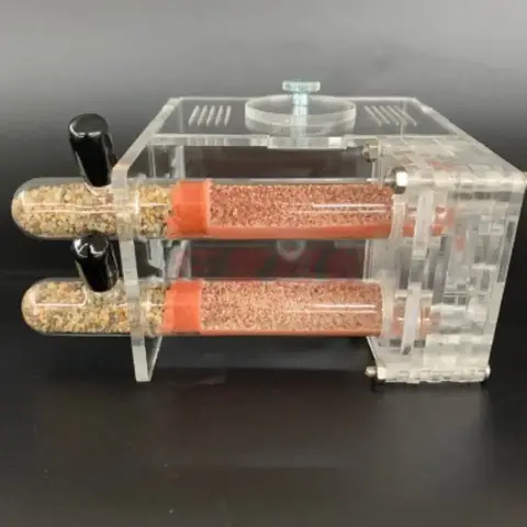 Pet Ant Nest Double Test Tube Ant Nest 15 Calibers Cheap and Easy to Use, Non toxic and Odorless Workshop, Castle Acrylic