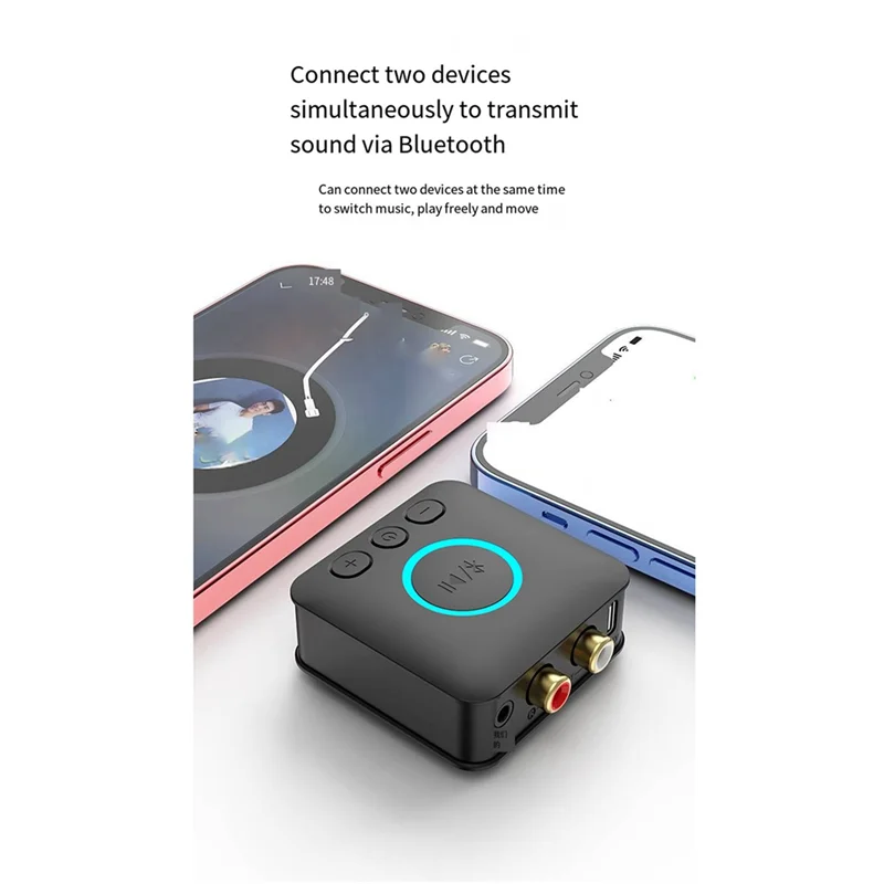 

Qualcomm Bluetooth 5.1 Receiver To Aux/Rca Old Audio Amplifier Wireless Audio Player Lossless Sound Quality, Fine Workmanship