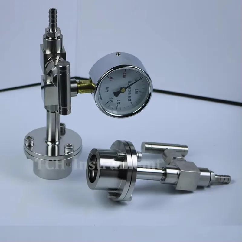 

2025 hot sale Quartz Tube 1" (25mm) Vacuum Sealing Flange Assembly for 1" Dia Tube Furnace EQ-FL-25