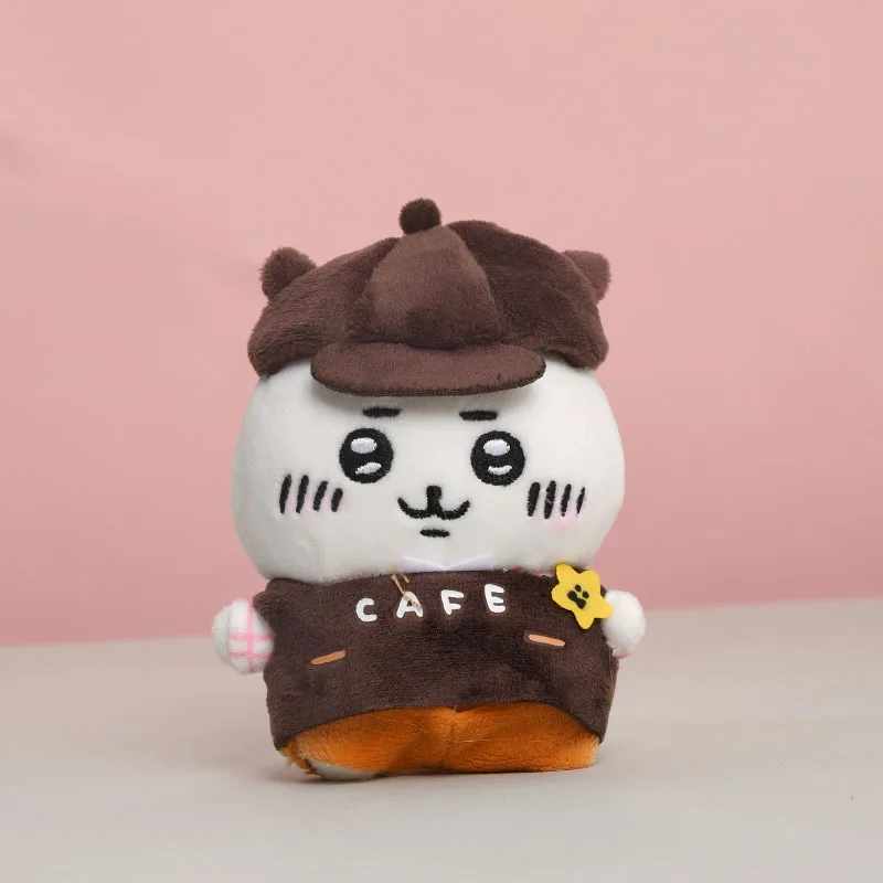 일본 치이카와 커피 숍 우사키 작은 여덟 이카와 배낭 키 체인 인형 펜던트 플러시 장난감