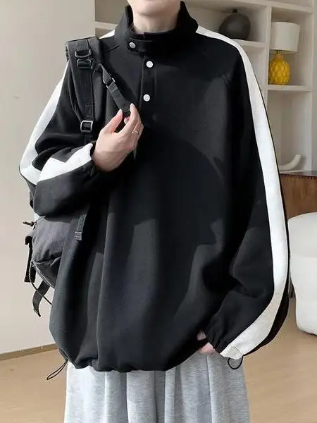 

Толстовка с капюшоном больших размеров, с цветными вставками, повседневная, мужская, осенне-зимняя, утепленная флисовая верхняя одежда для пар, свободный крой