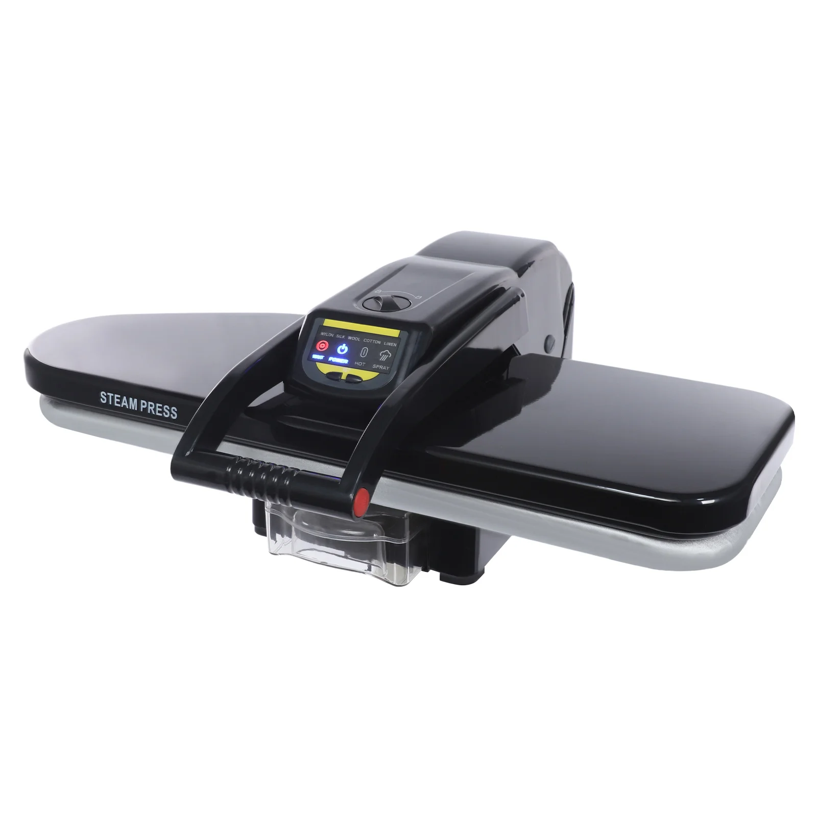 1600W Intelligent Ironing Machine Digital Steam Press, Steaming Iron Touchscreen with Multiple Fabric Settings and Steam Burst