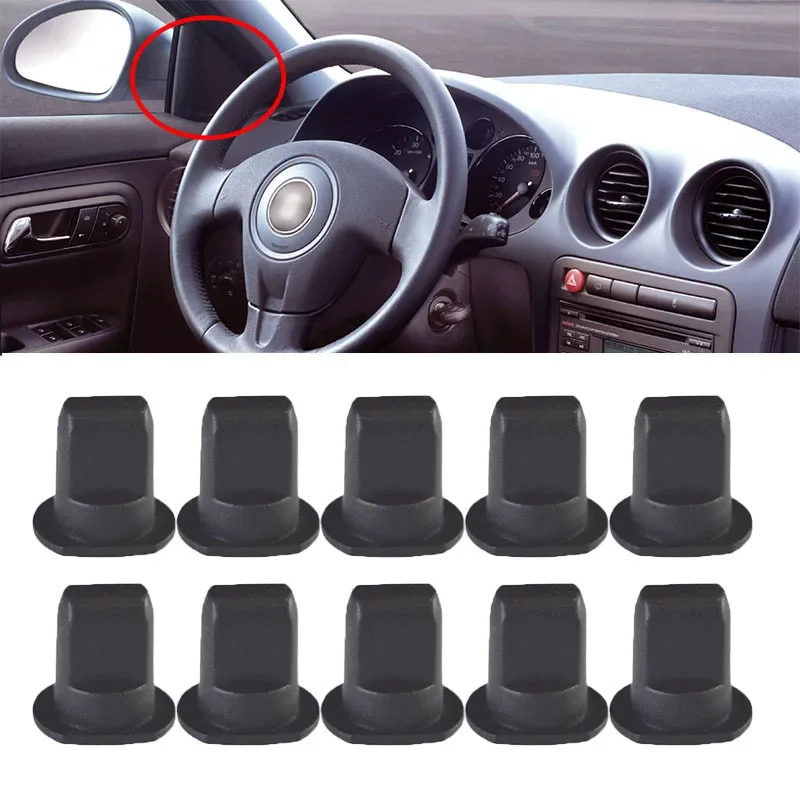 10/20X Badge Emblem Grommet Door Mirror Cover Wheel Arch Clip 191853615A For VW Golf MK1 MK2 Polo Jetta Passat Seat Ibiza Toledo