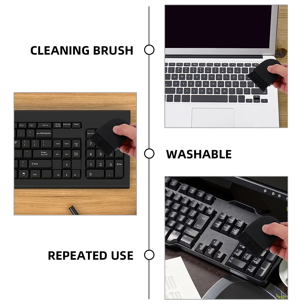 

2Pcs Screen Cleaning Brush Professional Design Laptop Phone Screen Cleaner Brush Cellphone Computer Cleaning Tool