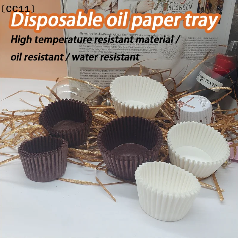 High-Temperature Resistant Baking Chocolate Paper Cups Bread And Cake Paper Cups (100 Pieces Per Pack)〔CC11〕