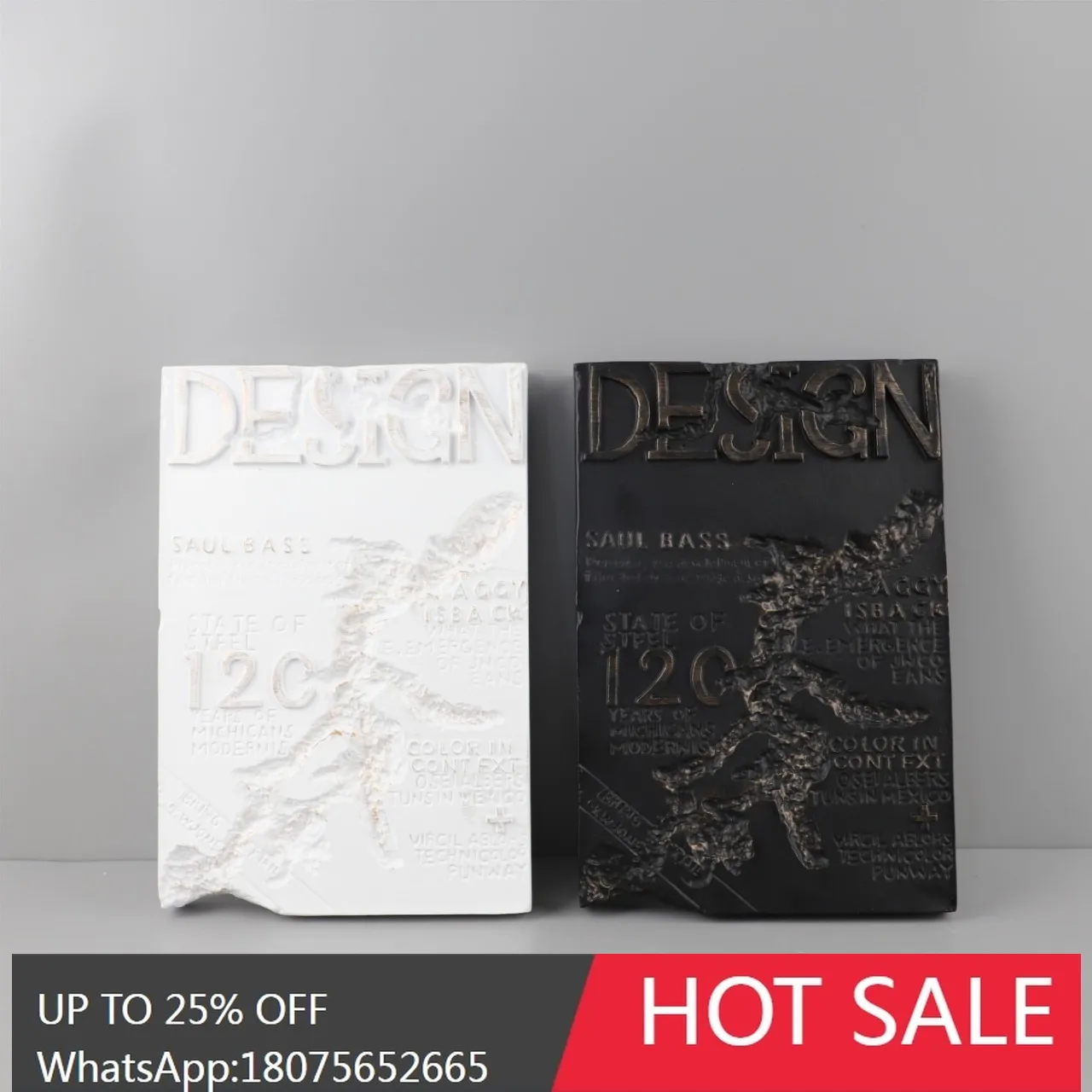 

MJY Modern Retro Resin Relief Ornament for Bedroom Entrance Soft Decoration Home Accessories