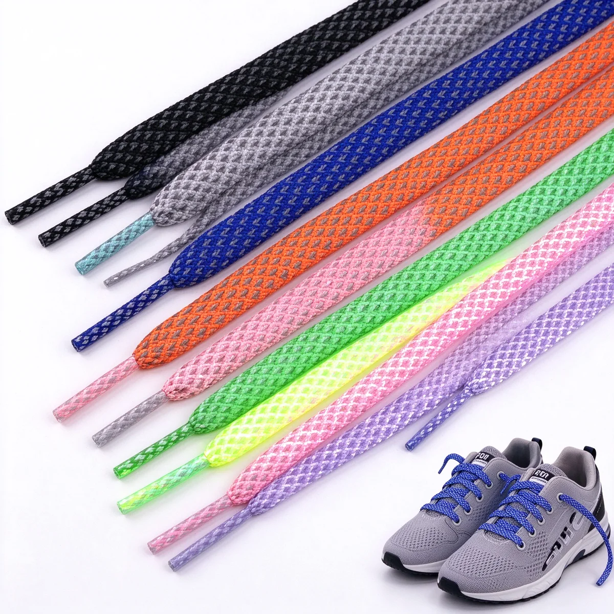 1 paio di lacci per scarpe pia - Reflective Night Running Shoes recensione e prezzo