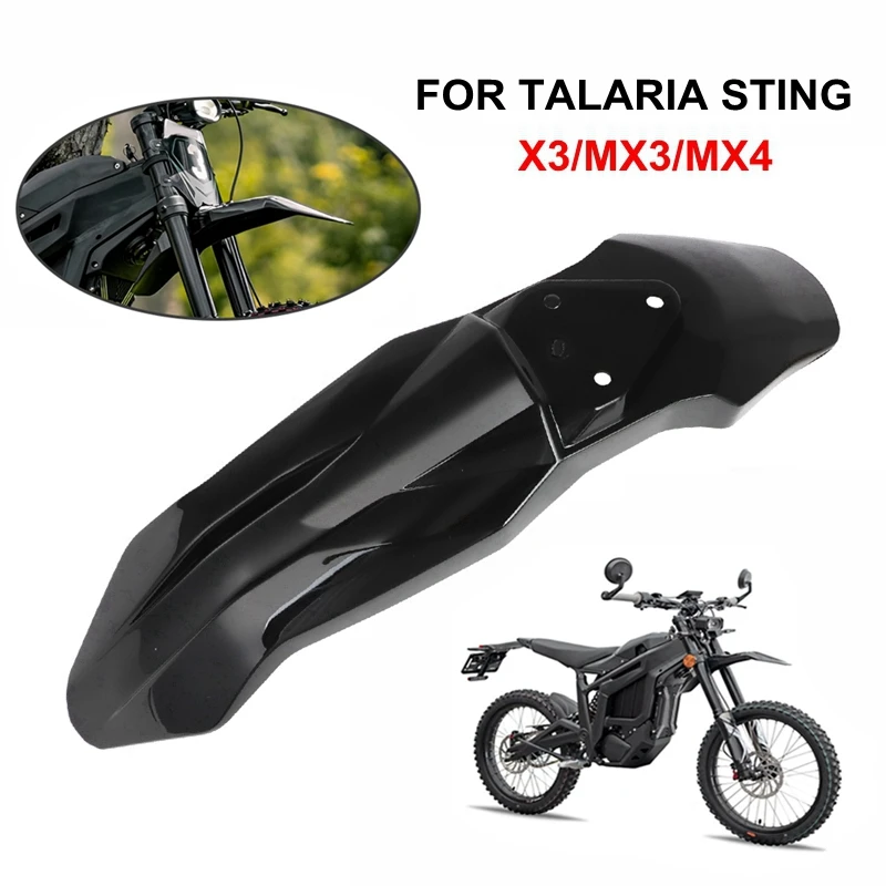 Motorcycle Accessories Front Fender For Talaria Sting X3 MX3 MX4 Enduro Motocross Rear Splash Guard Mudguard Protector Plastic