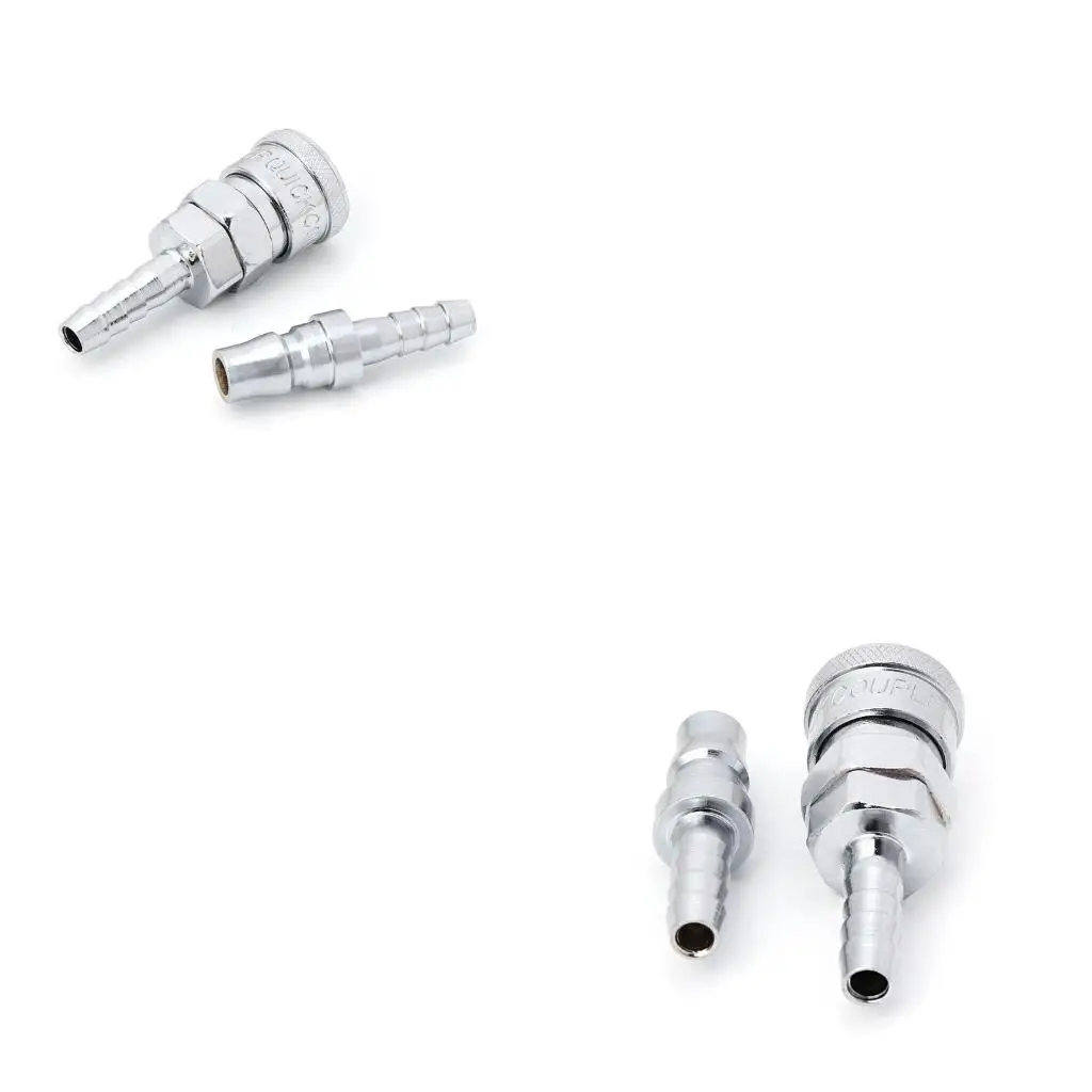2 Pcs 8mm Pneumatic Air Line Hose Quick Release Coupler Connectors Compressor