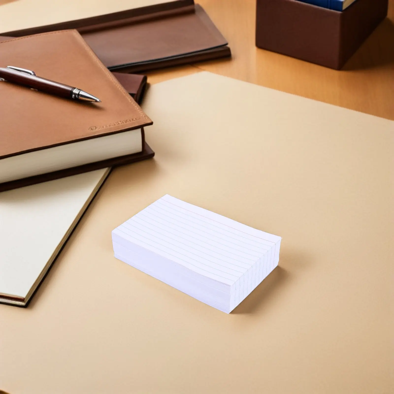 400Pcs Horizontal Ruled Index Cards Study Note Paper Smooth Writing Surface School Office Supplies Lined Flashcards