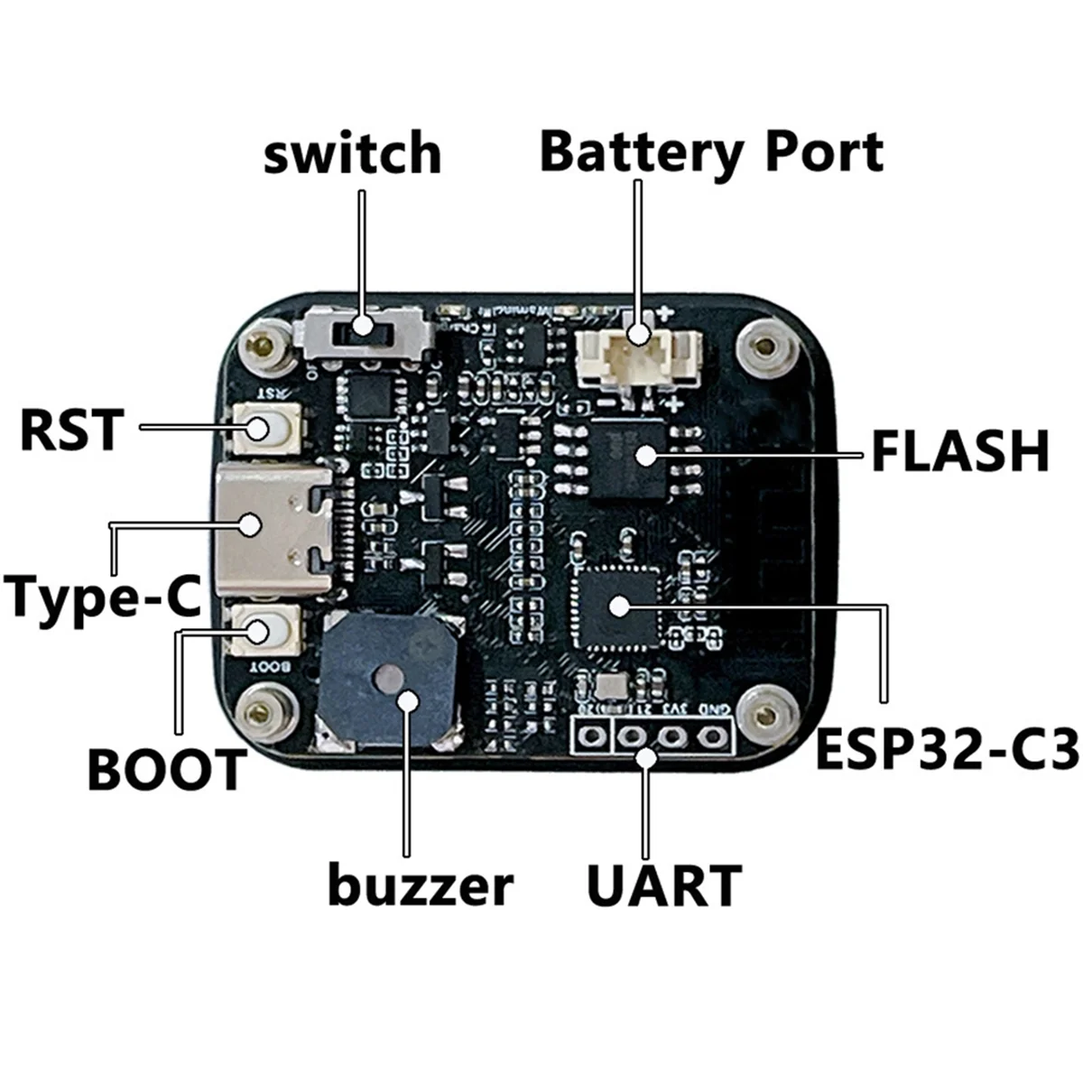 AT87-1.69Inch ESP32 LCD Display Module ST7789 240x280 Resolution SPI Micro-Type LCD Display with WiFi Bluetooth