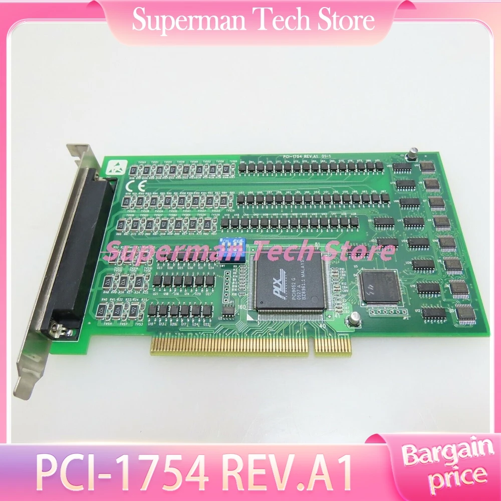 High Quality - Fast Shipping 64-Channel Isolated Digital Output Card For Advantech Capture Card PCI-1754 REV.A1