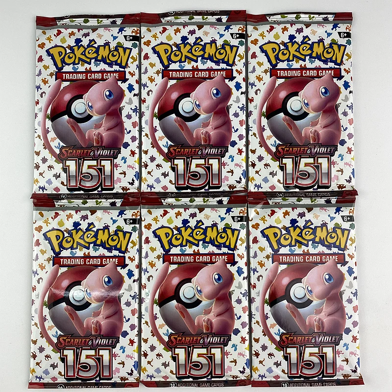 

10/20Pcs English version Pokemon TCG: Scarlet & Violet 151 classics Expansion Booster Pokemon trade cards