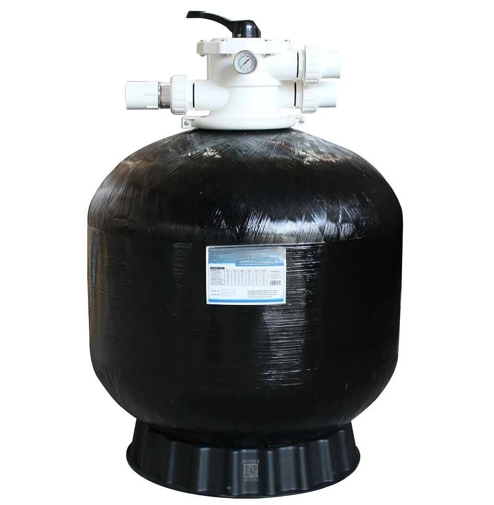 Top Out Filter Sand Tank Swimming Pool Filtration Equipment FRP Water Circulation Sand Tank Filter