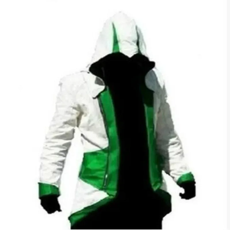 جديد كول قاتل العقيدة القرون الوسطى سهرة هالوين كونور سترة أحمر أسود تأثيري لعبة كوس زي