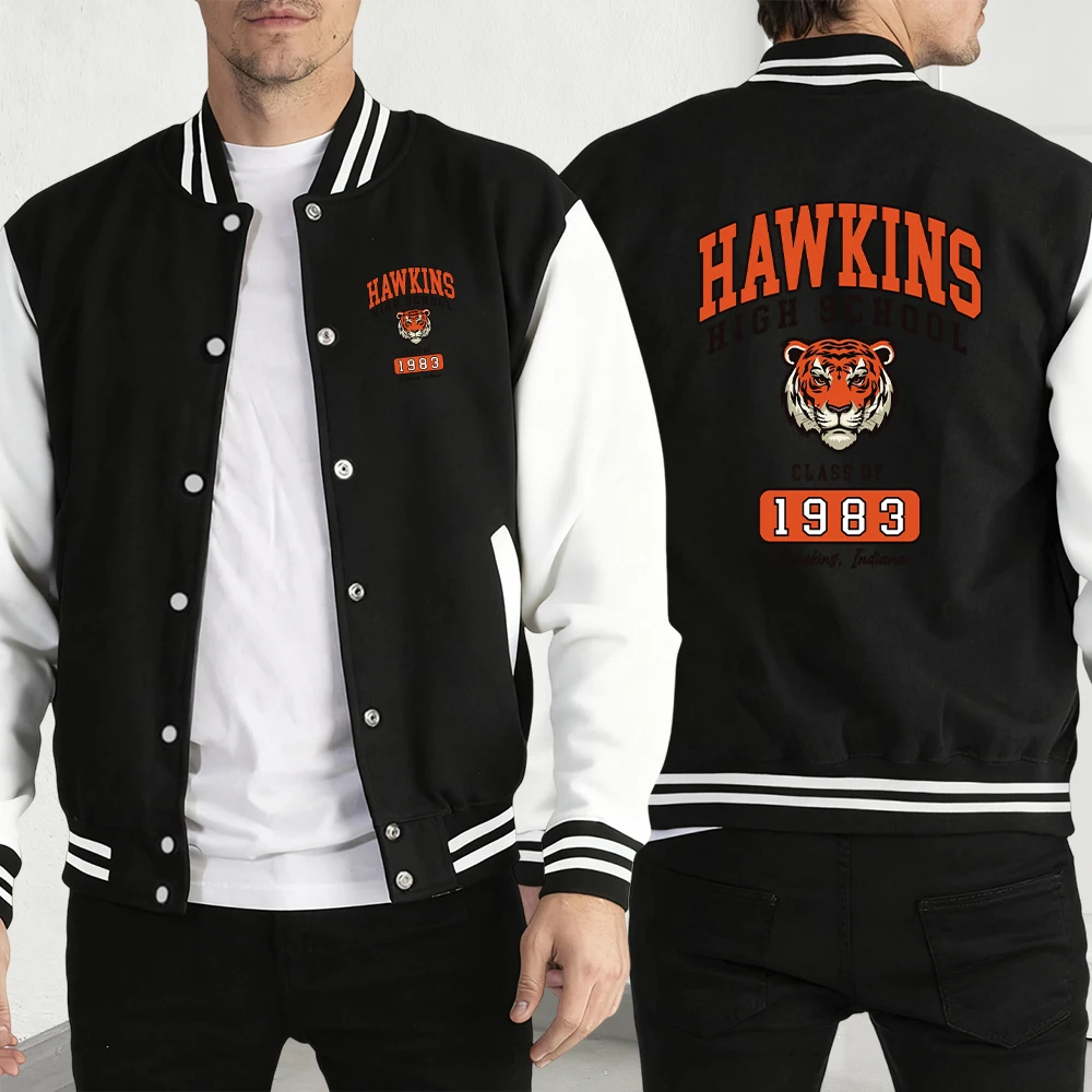 

Одежда с принтом «Тигр 1983, мужская забавная повседневная уличная одежда, осенние пуловеры, флисовый бейсбольный трикотаж, модное пальто в стиле хип-хоп