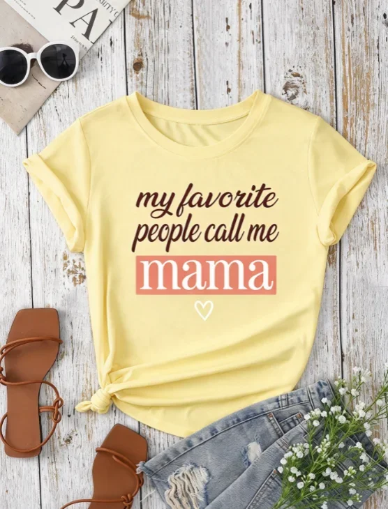 2026 Women Daily Casual Graphic T-Shirt, 
