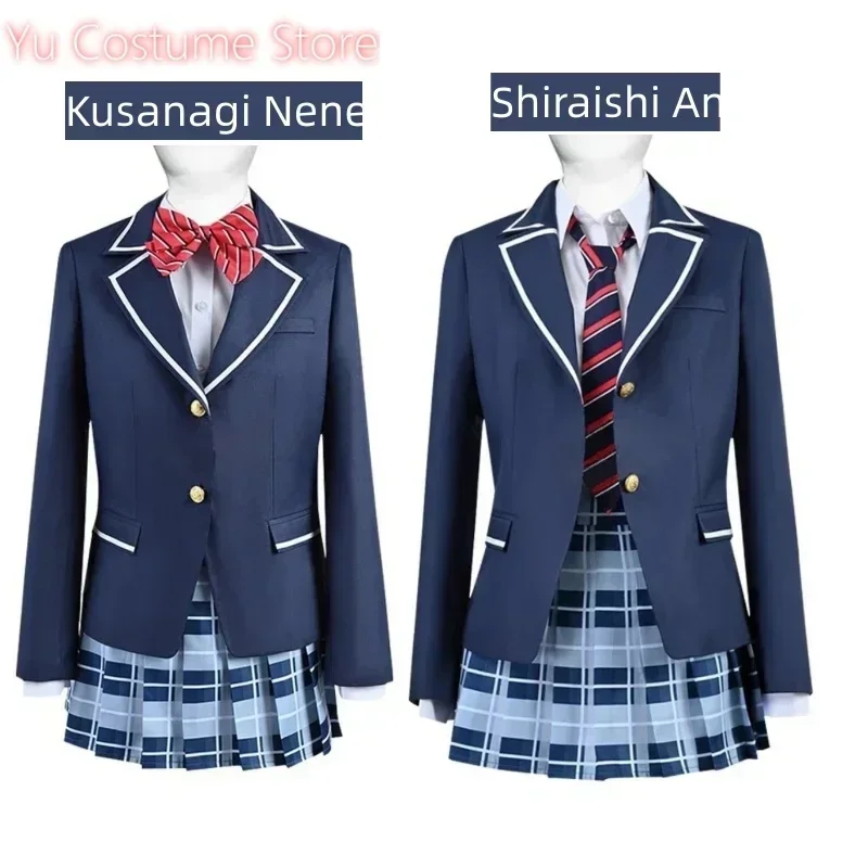 

Wonderlands×Showtime Kusanagi Nene Shiraishi костюмы для косплея красочная сценическая школьная форма костюм для ролевых игр костюм WigYu