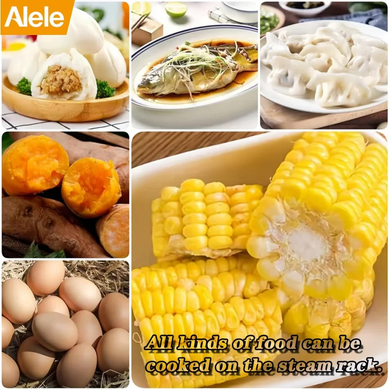 Rack de vapor 7 polegadas trivet panela de pressão elétrica de aço inoxidável suporte panela instantânea