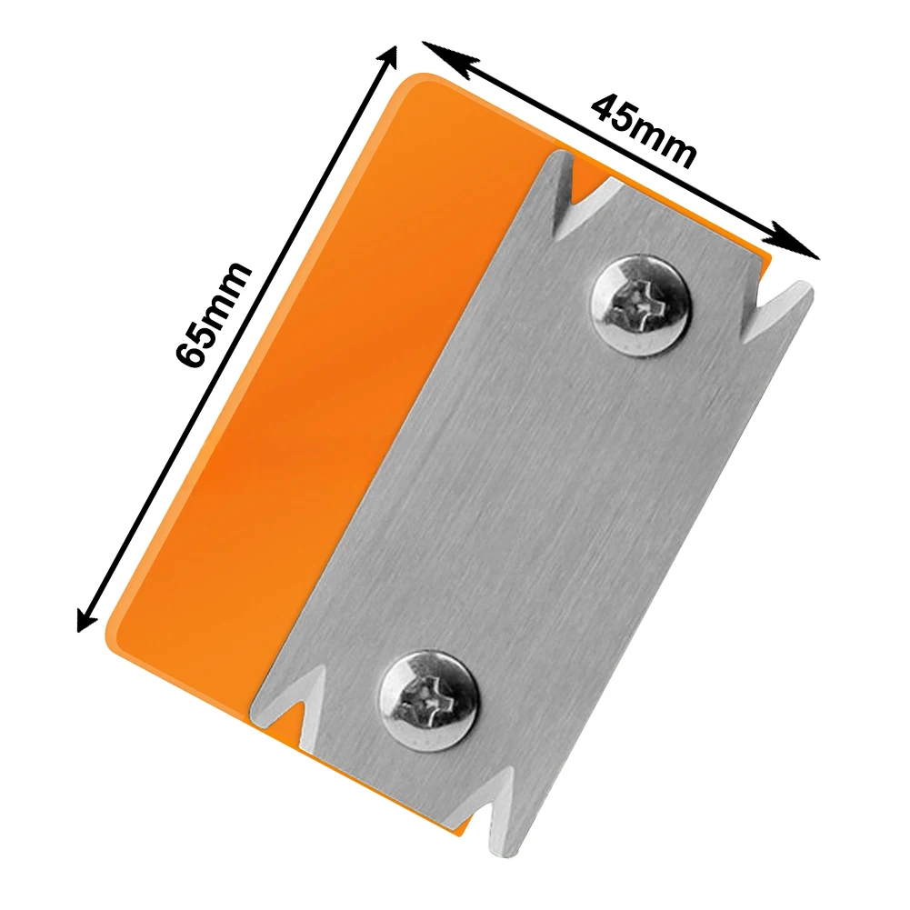 DIY Woodworking Projects Color Orange as Picture Chamfering Plane Burr Scraper Accurate Trimming Compact Design