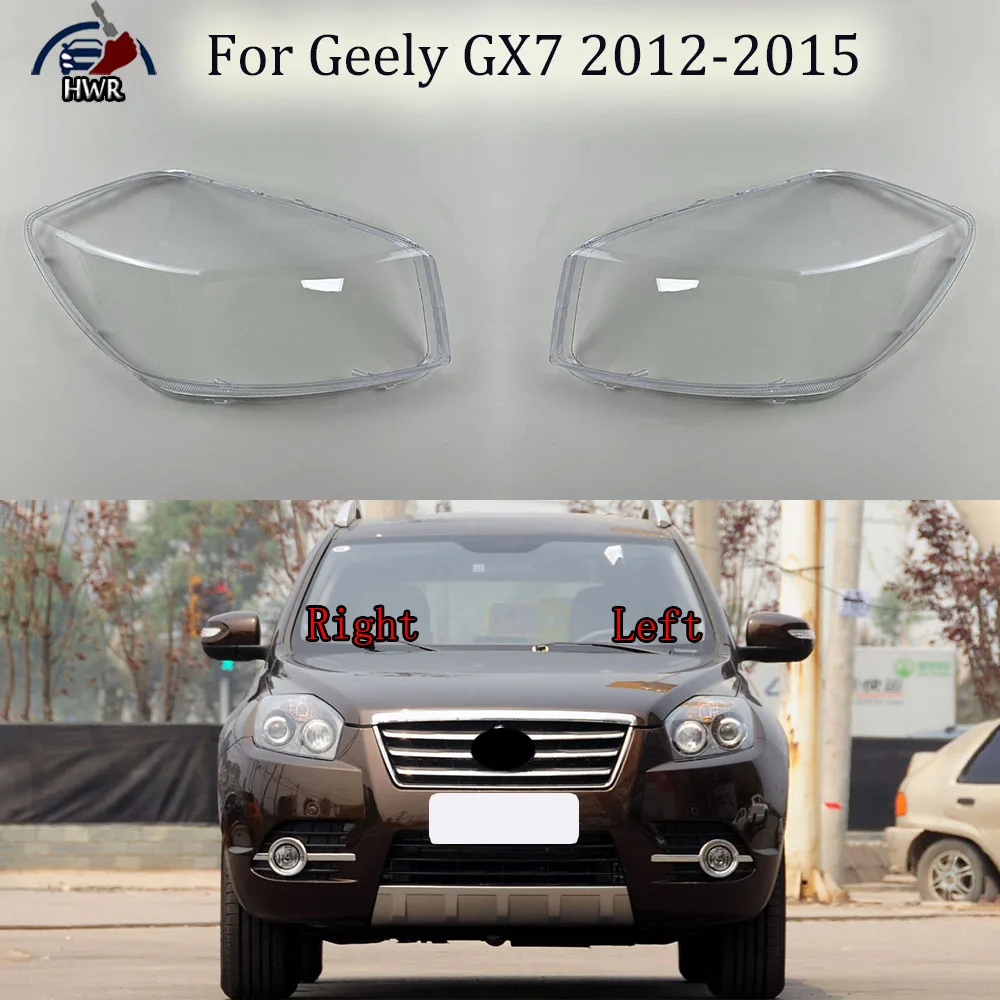 

Headlamp Cover Transparent Lamp Shade Shell Lens Plexiglass Replace Original Lampshade For Geely GX7 2012 2013 2014 2015