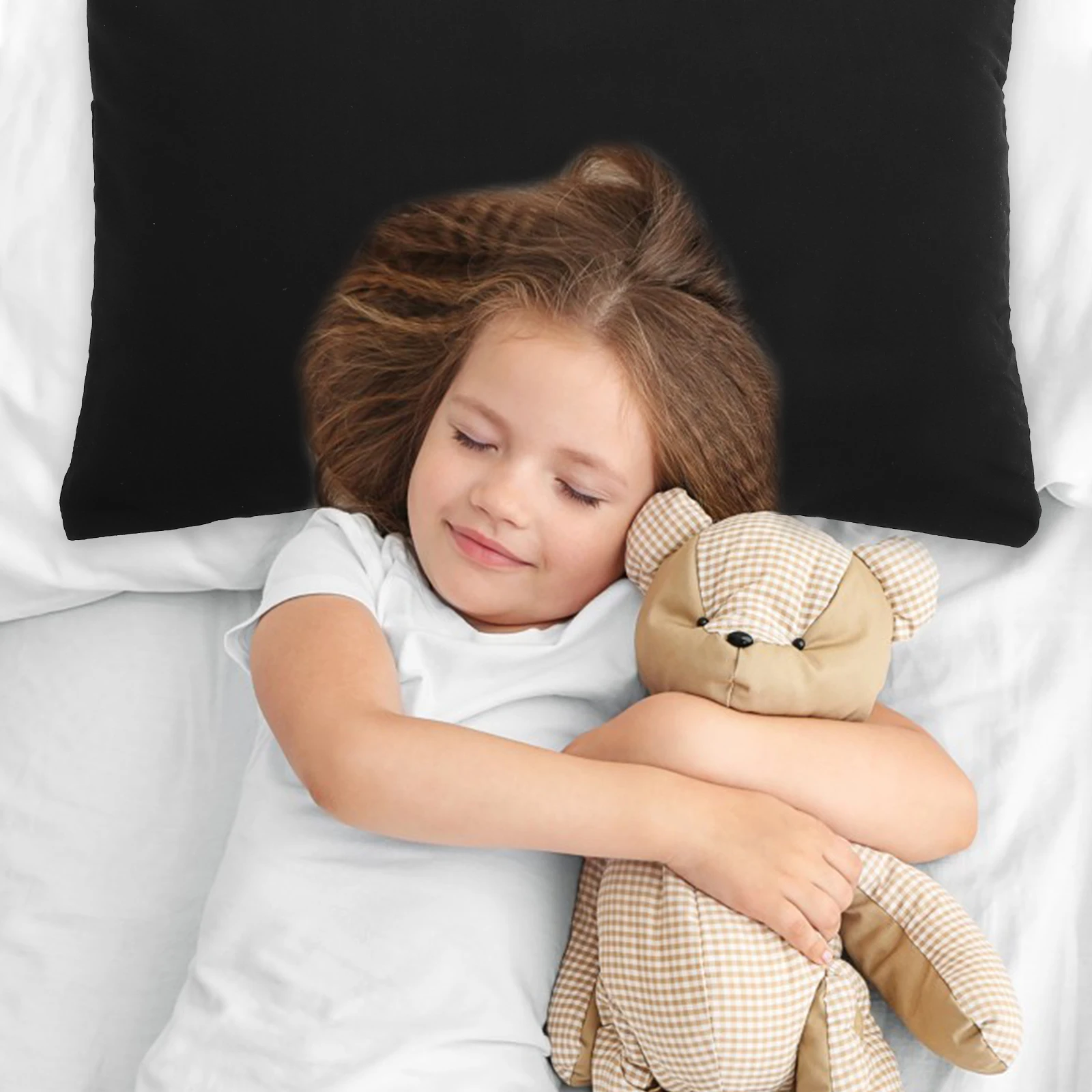 2 pezzi custodie per bambini federa per bambini fodera per cuscino da viaggio per bambini chiusura a busta lavabile comoda per bambini per la camera da letto