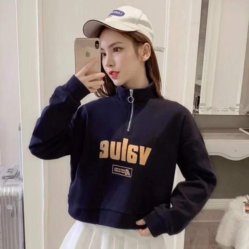 Felpe larghe da donna alla moda coreana allentate nuove In pullover femminili di alta qualità Kpop estetico Harajuku Streetwear Y2k M