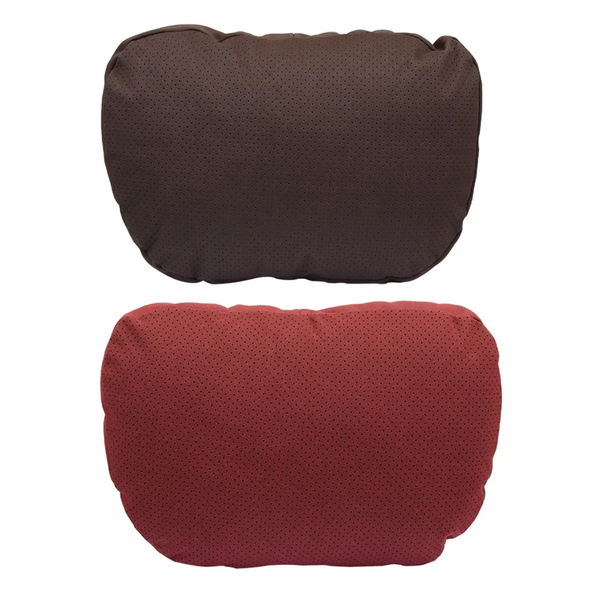 مسند رأس مثقوب من فراء السيارة ناعم ومريح لمقعد السيارة ودعم الرقبة وسادة ملحقات السيارات #6