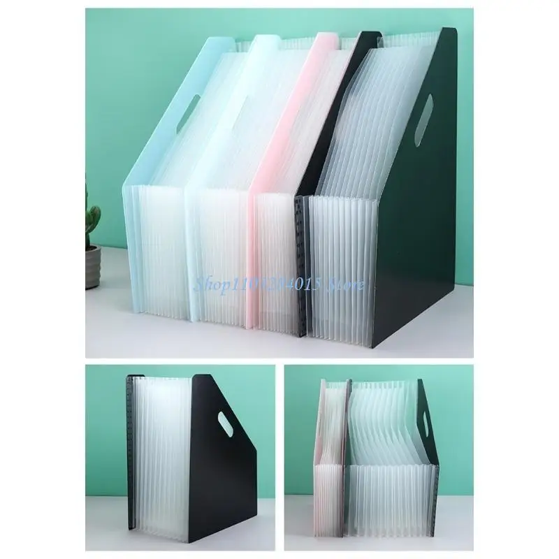 R6FF Organizzatori file per fisarmoniche Cartella file espandibile Portariviste da scrivania verticale