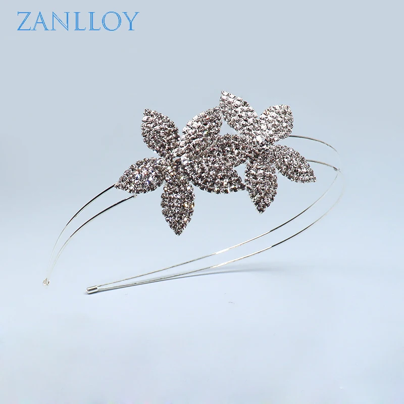 ZANLLOY Fashion Crystal Bridal Crown Princess Hairband Hair Accessories Party Wedding Tiara Headwear Jewelry Gifts