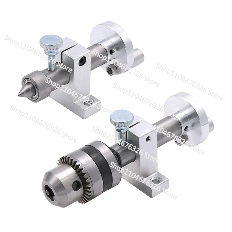 

Miniature Bead Machine Woodworking Lathe Small Manual Chuck Retractable Tail Top Seat Swivel Movable Top Round Tip Plum Thimble