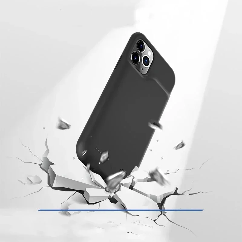 For iPhone 11 12 Pro Max External battery Power Bank Charging Case Battery Charger Cases