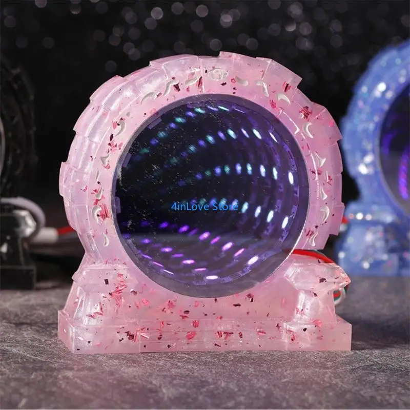 T4MD DIY Resin Casting Mold Mythical Abyssal Mirrors Silicone Mold Unique Altar Decor