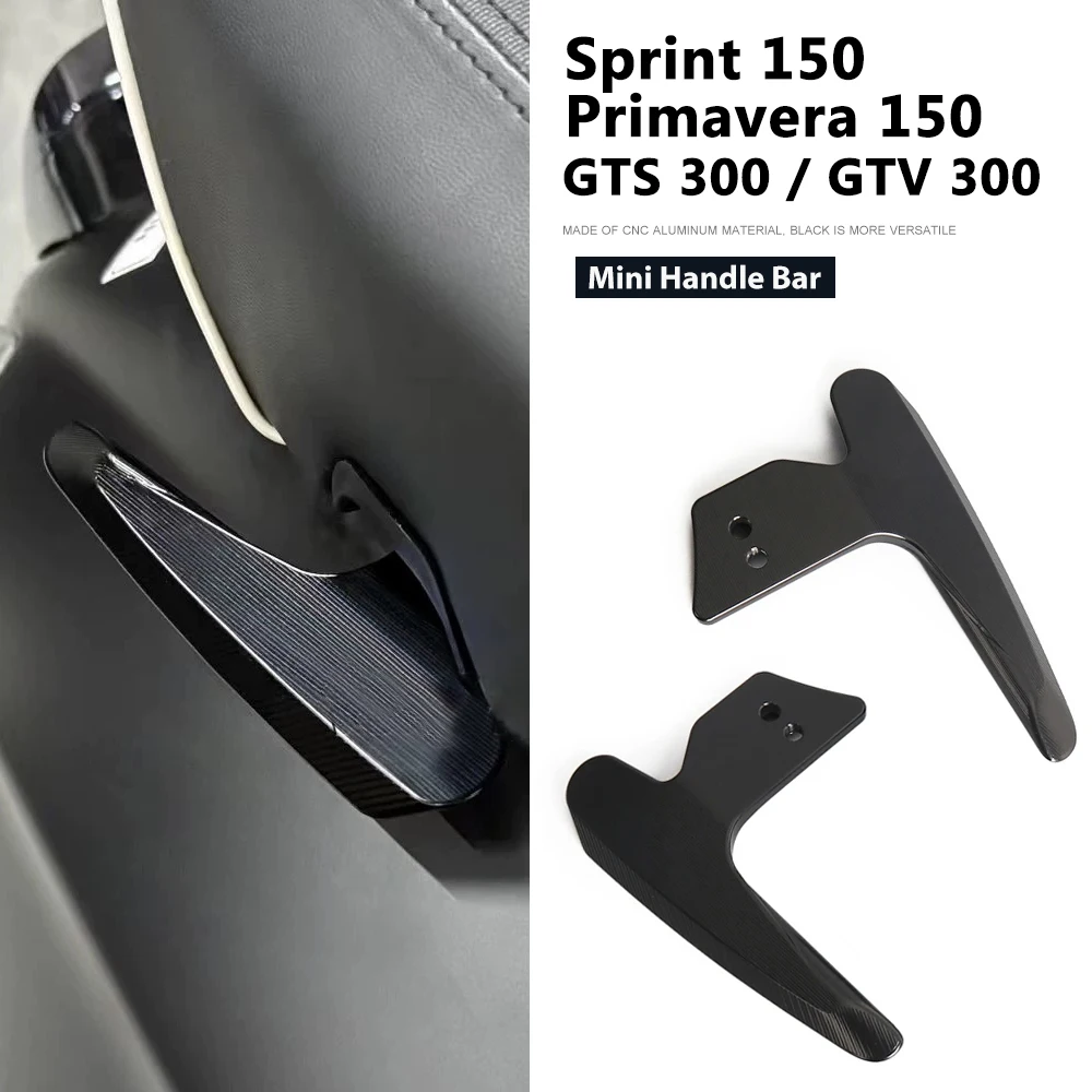 

Rear Armrest Handrail Motorcycle Black Tail Armrest Grab Bar FOR VESPA GTS 300 GTV 300 GTS300 Primavera150 Sprint 150 Sprint150