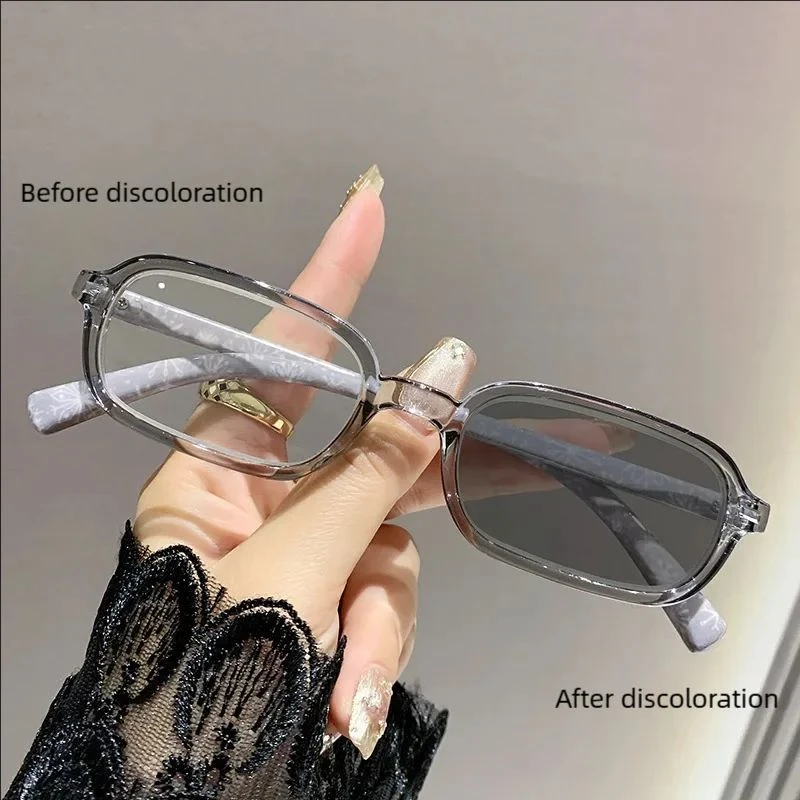 Bedruckte Myopie-Brille, lichtempfindlicher Farbwechsel, heißer Stil, hochauflösende Anti-Blaulicht-Myopie-Brille 9647-1 – Detail 9