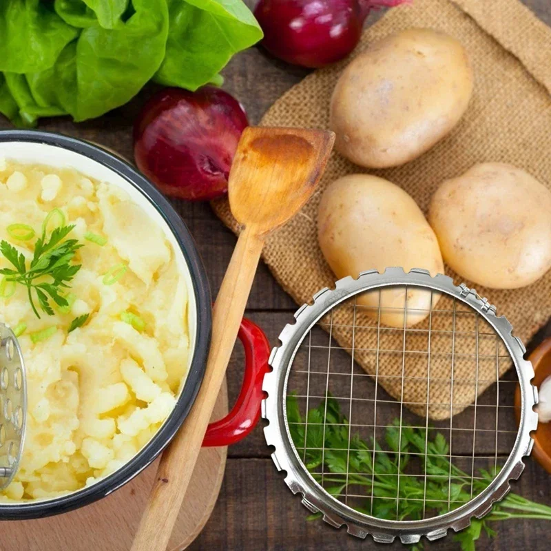 Coupe-œufs en acier inoxydable, hachoir à légumes et à fruits pour salade et dessert, cube de pommes de terre, coupe de grille, gadgets de cuisine