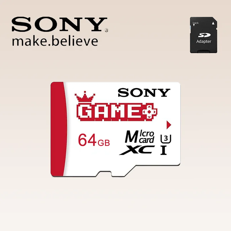 

SONY 64TB TF Card MAX ENDURANCE 1TB microSD Card 256GB U3 4K Full HD Memory Card for Driving Recorders And Surveillance Camera