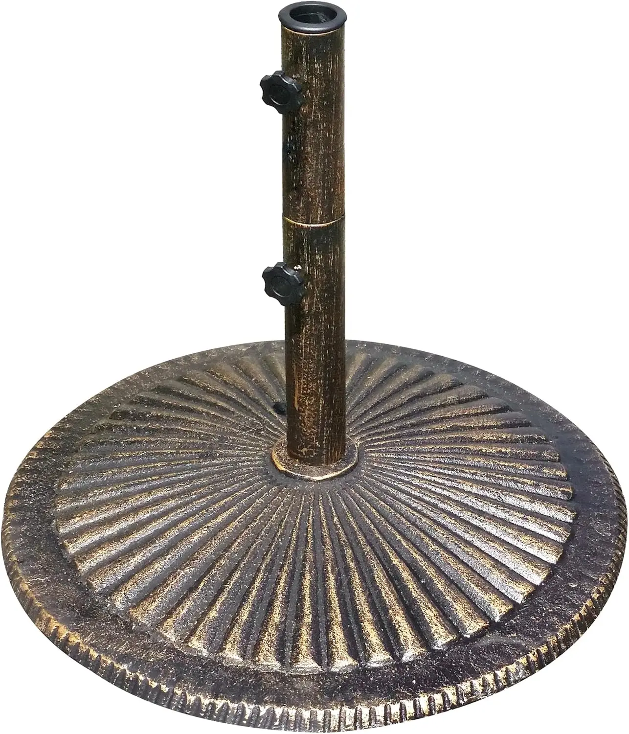 Blue Wave 50-lb Classic Cast Iron Umbrella Base in Bronze