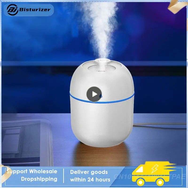 Humidificador de aire portátil con USB, difusor de aceites esenciales con lámpara LED romántica, vaporizador grande para coche, máquina de aromaterapia, 200ML