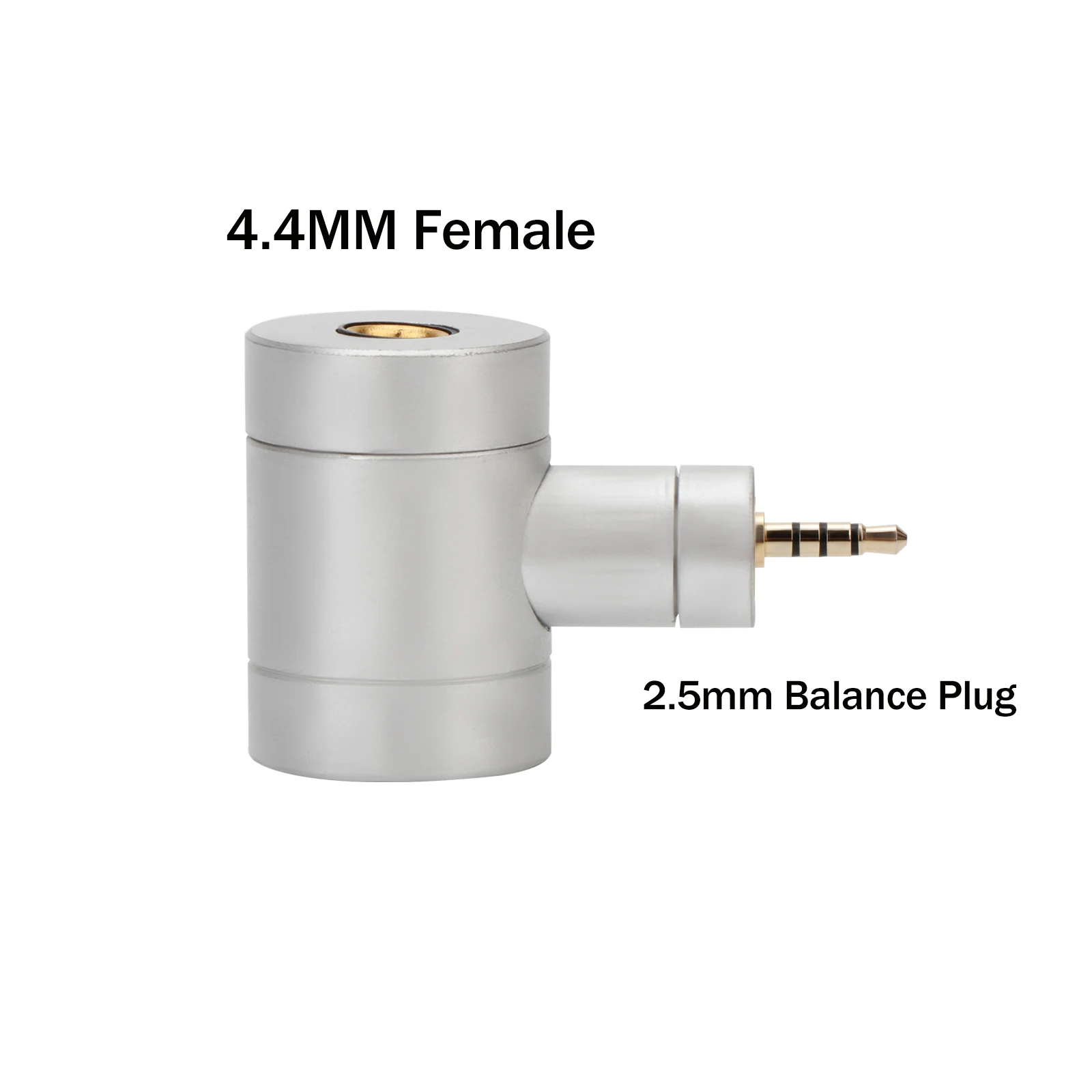 HIFI Hoek 2.5 MM/3.5 MM/4.4 MM Evenwichtige Adapter voor Telefoons Muziekspelers 4.4mm Vrouw naar 2.5mm 4Pole Oortelefoon Adapter