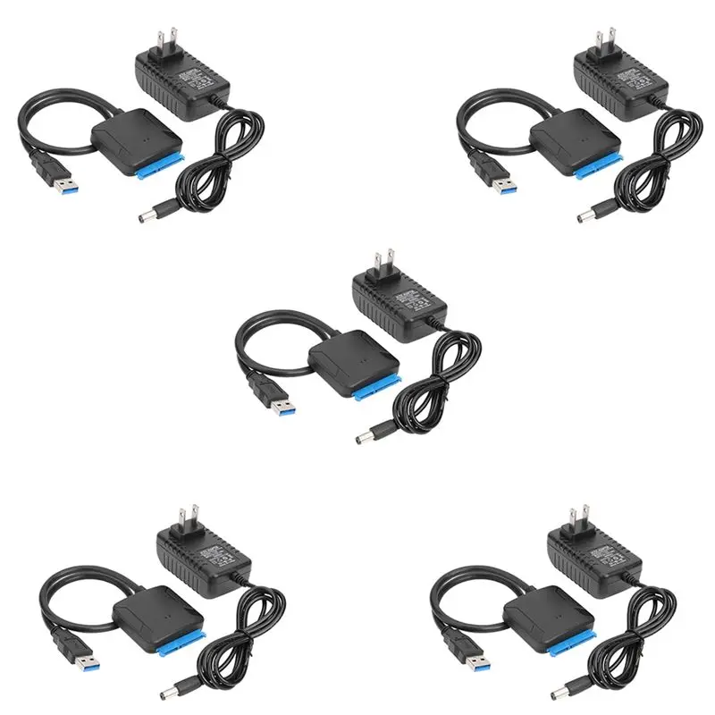 5x-usb-to-sata-data-cable-25-35-inch-usb30-easy-drive-cable-sata-hard-disk-adapter-cable-us-plug
