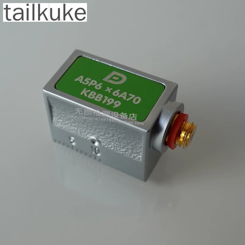 5P6X6A70 Ultrasonic Oblique Probe for Non-Destructive Testing of Metals Transverse Wave Ultrasonic Transducer