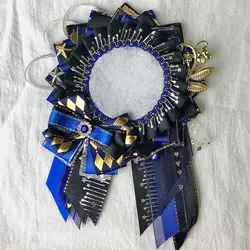 Ita bags Accessories,Ribbon Badge Rosette ,Badge Rosette backpack ribbons,lolita quadratic element