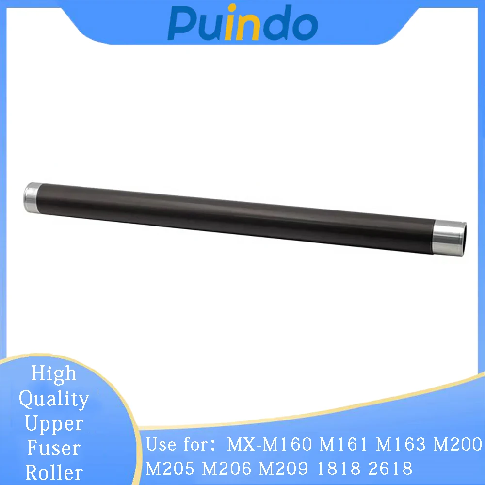 4PCS High Quality Upper Fuser Roller for Sharp MX-M160 M161 M163 M200 M205 M206 M209 1818 2618 Upper Roller