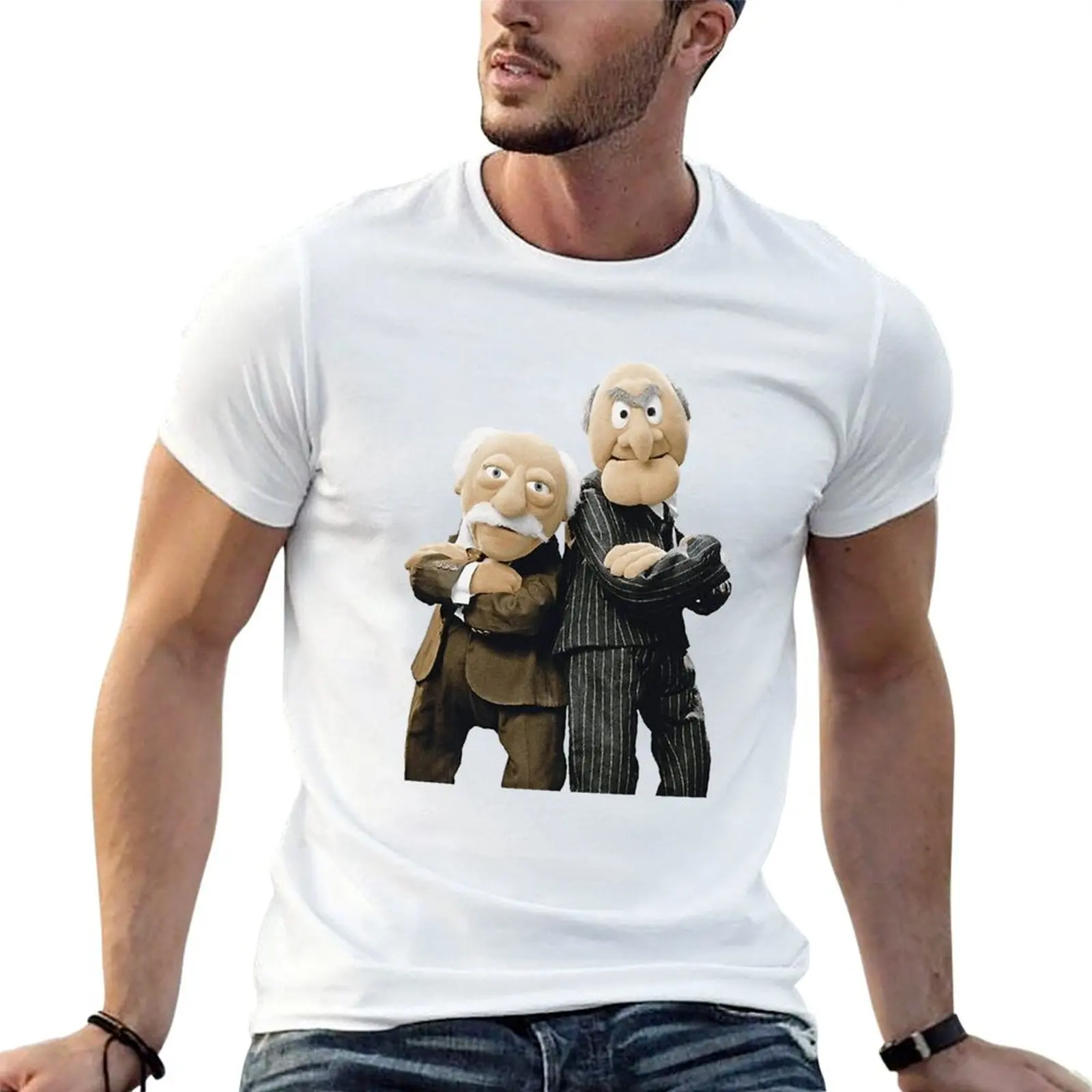 

Statler and Waldorf T-Shirt man t shirts cotton t shirts for man graphic vintage T-Shirt