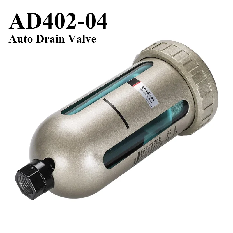AD402-04  AD402 Series Pneumatic Auto Drain Valve Automatic Drainer Air Tank Air Compressor Oil Water Separator Filter