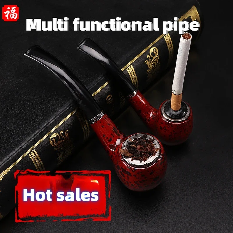 Classic metal pipe pot and pipe Creative Reduce Tar resin Smoking Pipe Reusable  retro Smoking Holders Smoking Accessories