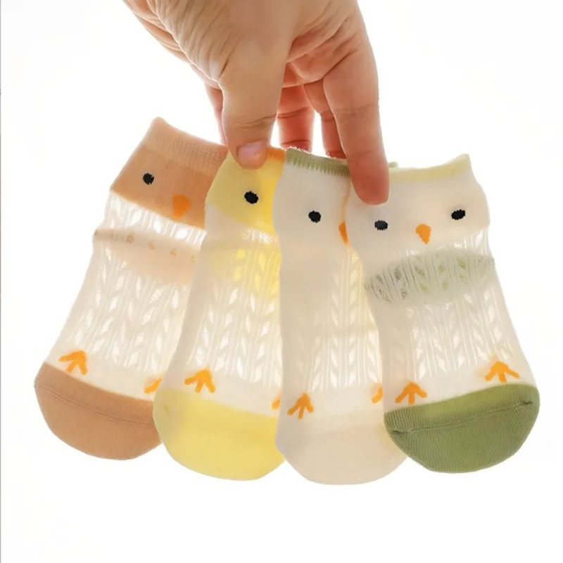 

4Pair/lot new cartoon summer thin children's baby socks