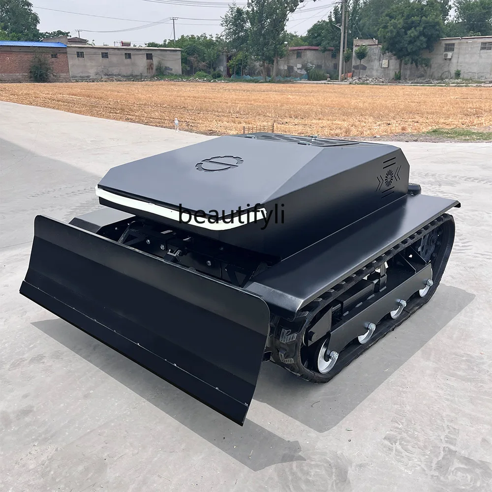 

Crawler lawn mower, intelligent remote control, river embankment slope lawn mower
